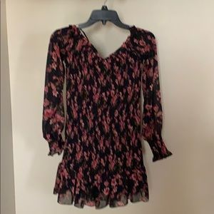 Never worn sheer sleeves off shoulder dress